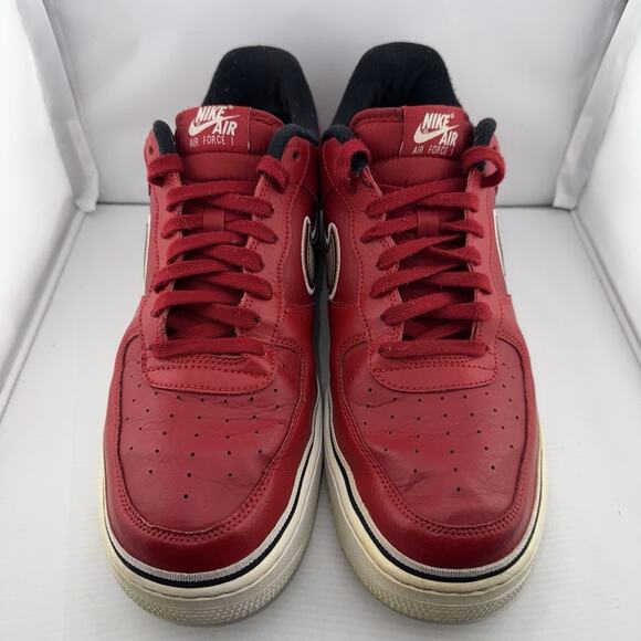 Nike‎ Air Force 1 ’07 LV8 NBA Red Gold Swoosh Men’s Sz 13 Retro Sneakers Shoes main image 8